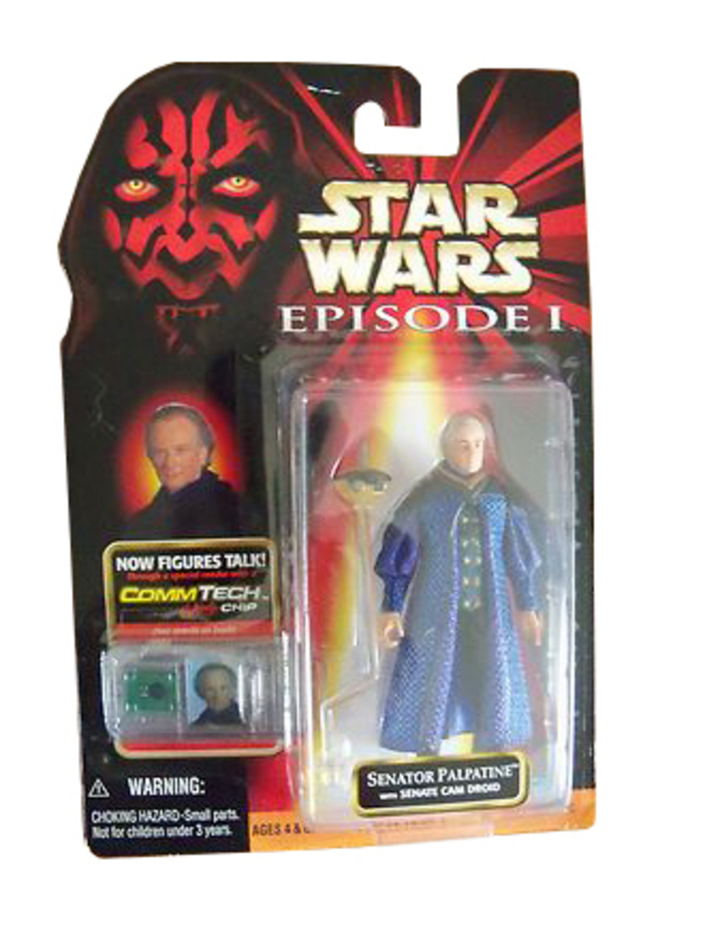 Hasbro Senator Palpatine With Senate Cam Droid Action Figure